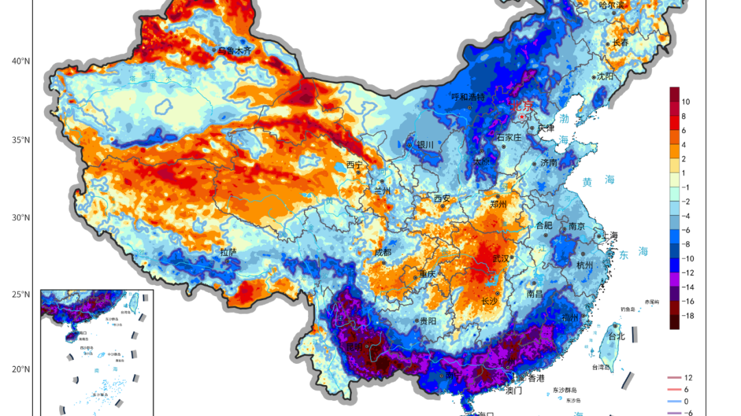 冷冷冷冷冷！寒潮深入南下 还要继续冷下去？春节还有大范围雨雪？_北京时间