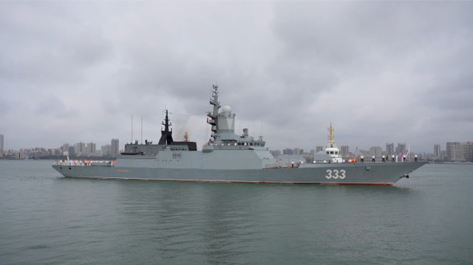 俄罗斯海军舰艇编队来华开始友好访问