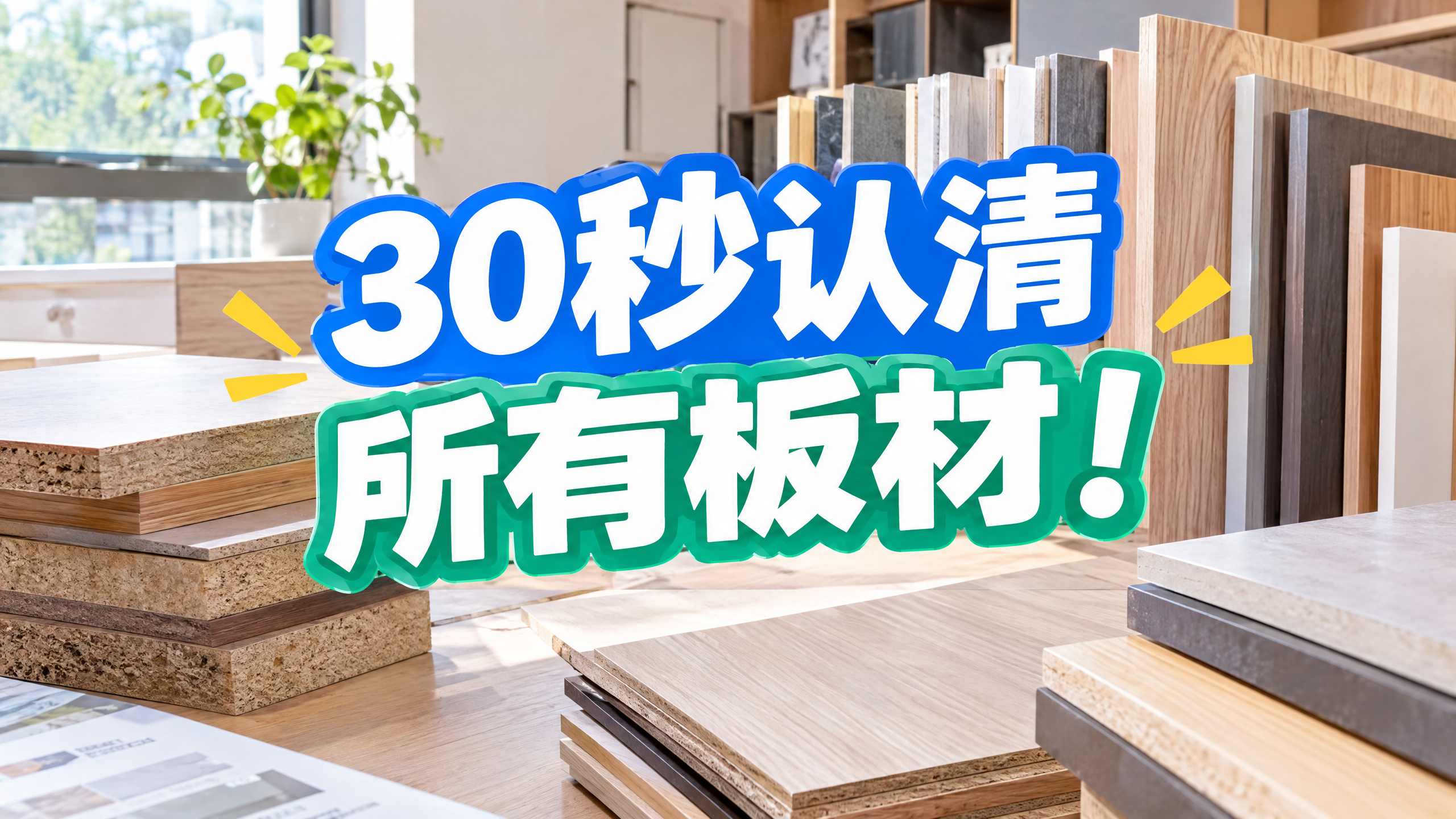 30秒学会挑选板材！