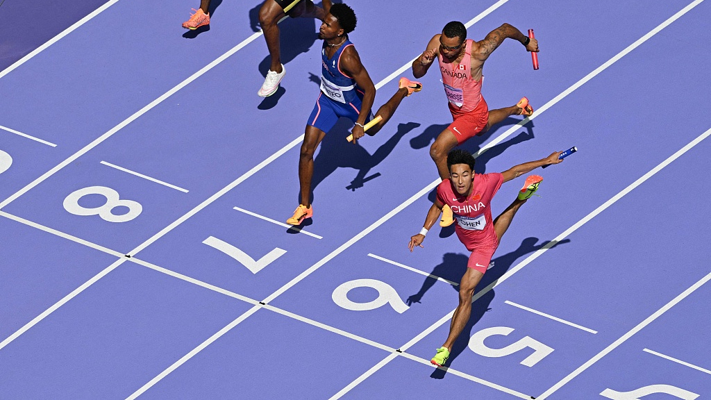 中国队闯入男子4×100米接力决赛