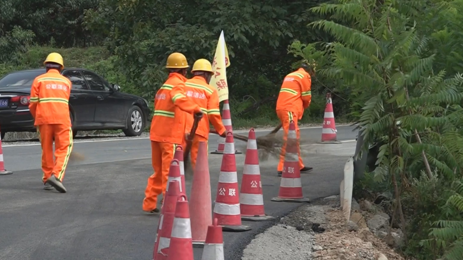 平谷多条受损道路加速保通