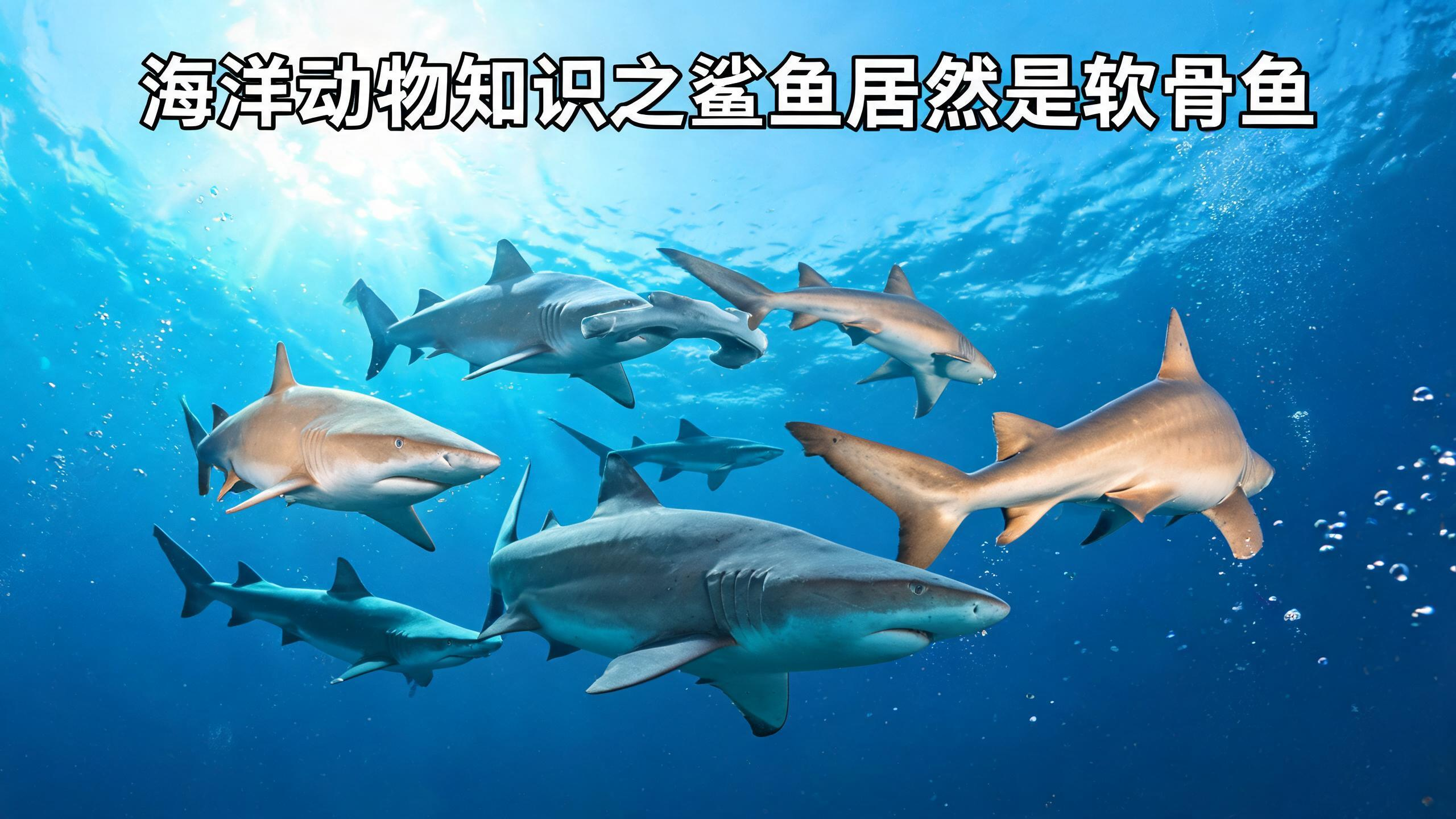 海洋动物知识之鲨鱼居然是软骨鱼! 海洋动物知识之鲨鱼居然是软骨鱼!