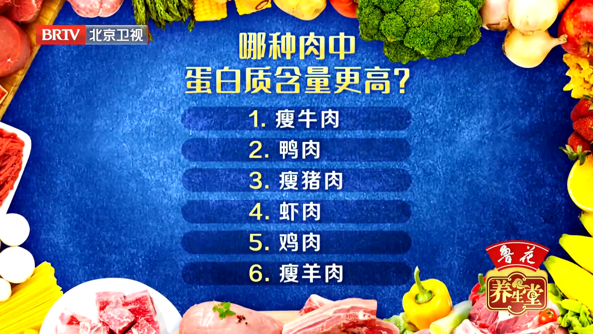 牛肉、鸡肉、鸭肉、虾肉……哪种肉的蛋白质含量更高？