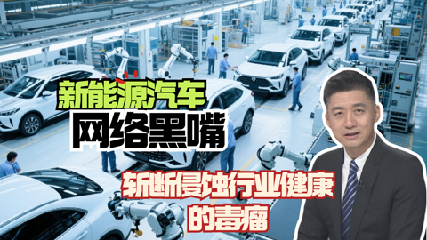 六部门严打新能源汽车“网络黑嘴”，评论：斩断侵蚀行业健康的毒瘤