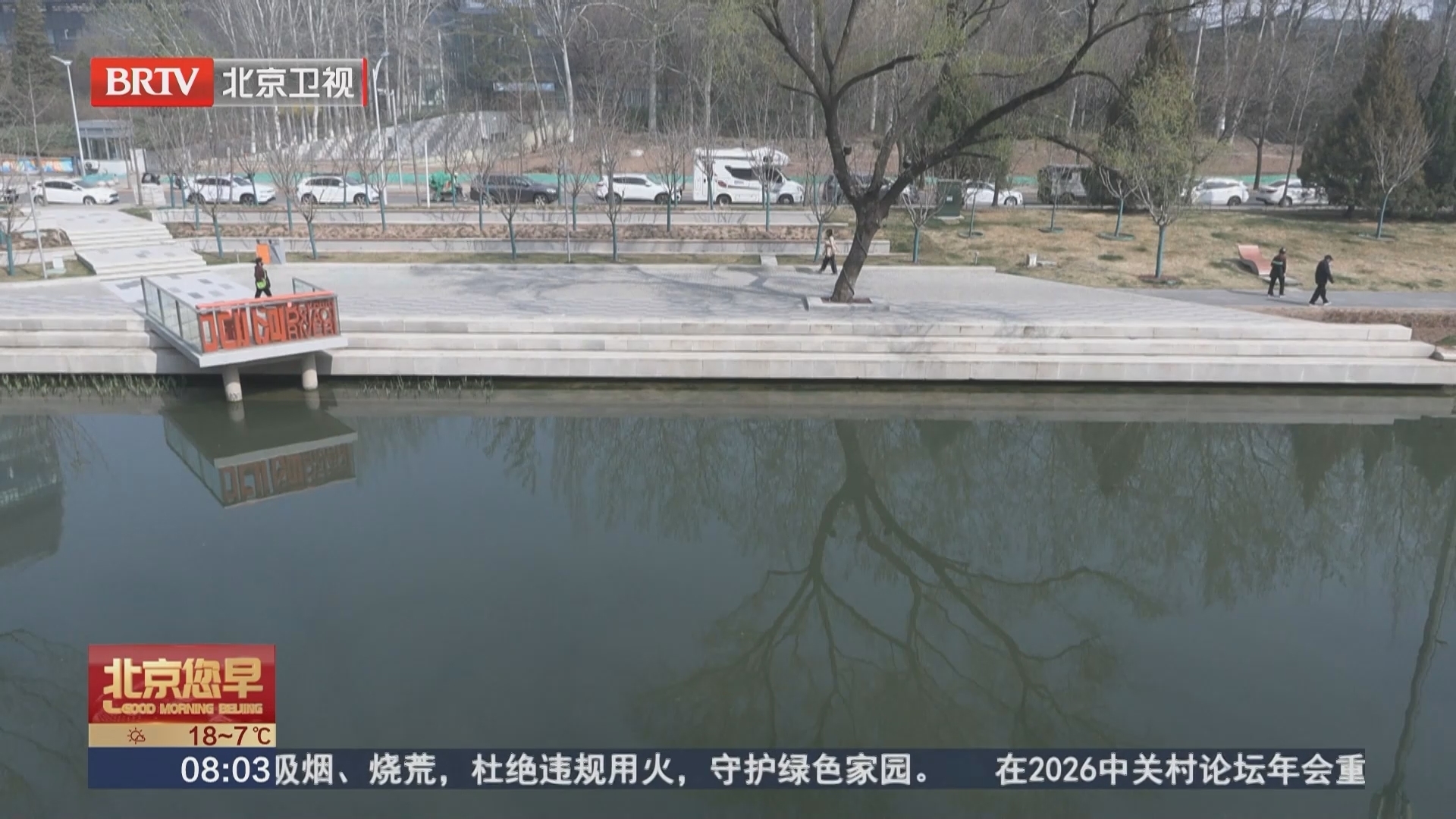 北小河变身“樱花河” 开启水上赏樱新体验