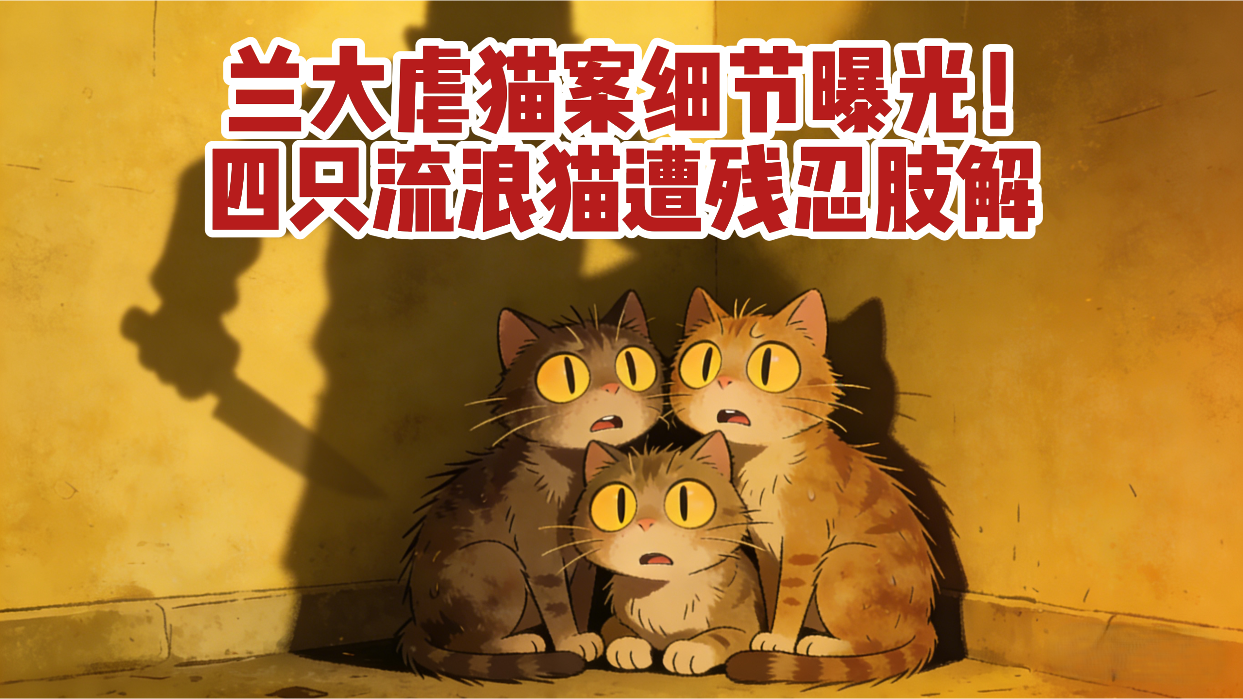 兰大虐猫案细节曝光!四只流浪猫遭残忍肢解 兰大虐猫案细节曝光!四只流浪猫遭残忍肢解