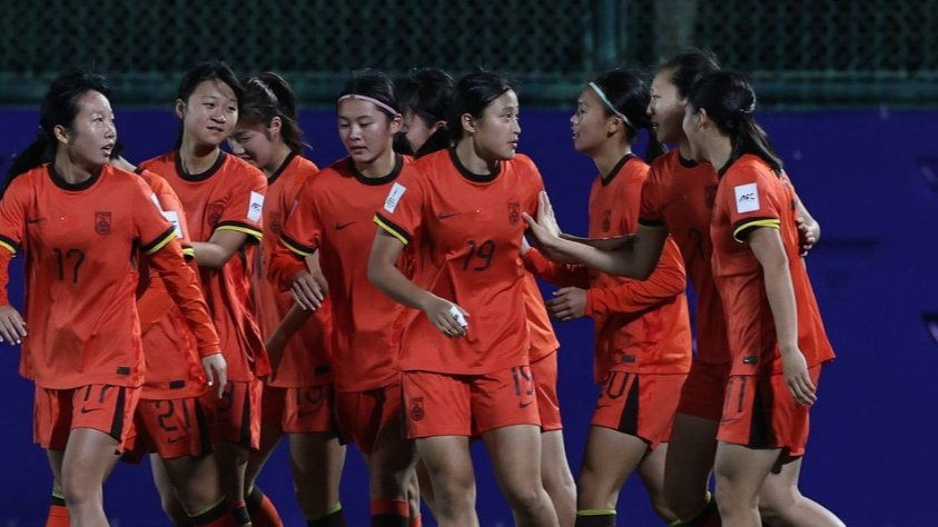 三连胜！U17女足亚洲杯中国队6∶0战胜泰国队