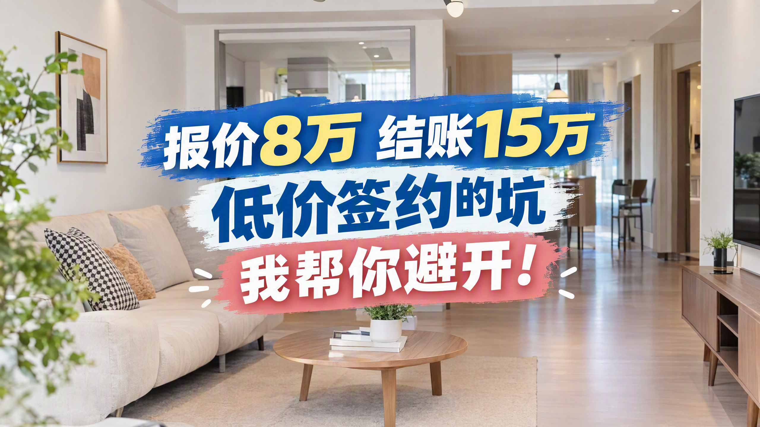 低价签约的坑，我帮你避开！