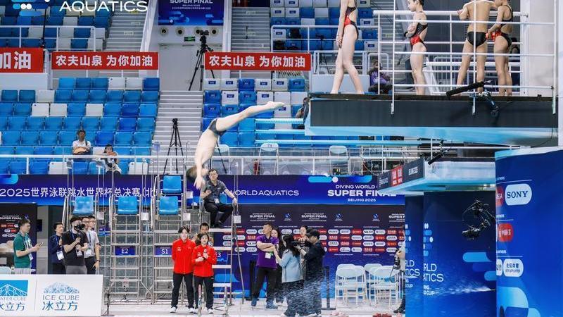 特别的“五一假期”： 跳水小将遇上奥运冠军