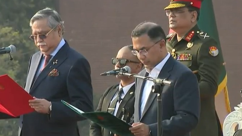 拉赫曼宣誓成为孟加拉国新一任总理