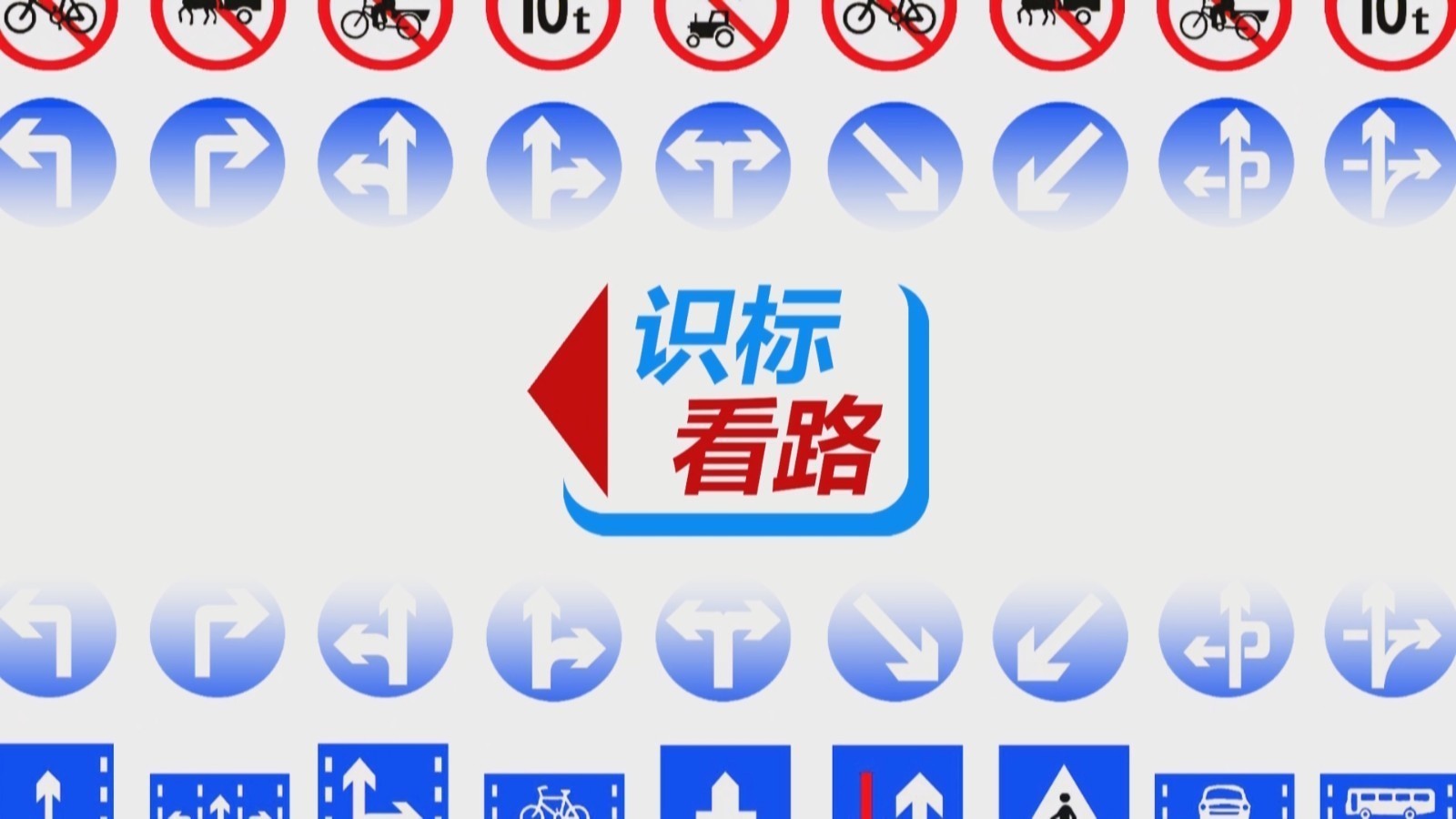 识标看路——分隔带右侧行驶标志