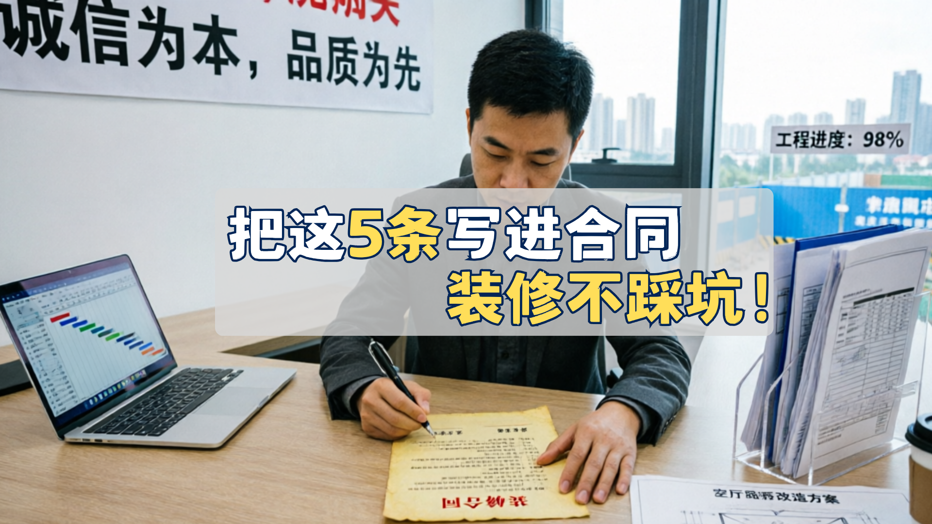把这5条写进合同里，装修不踩坑！